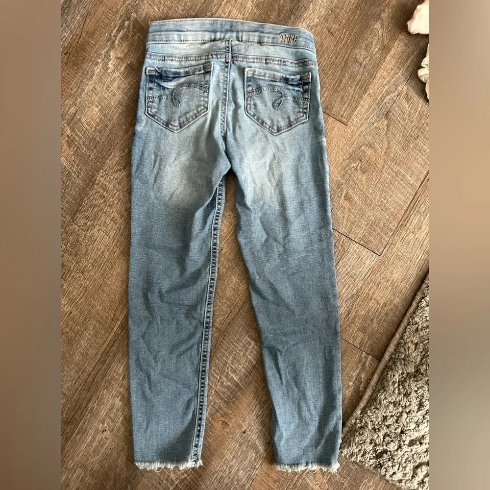 🌸 $10 SALE 🌸 Justice Girls Jeans Size 7 - Picture 6 of 7